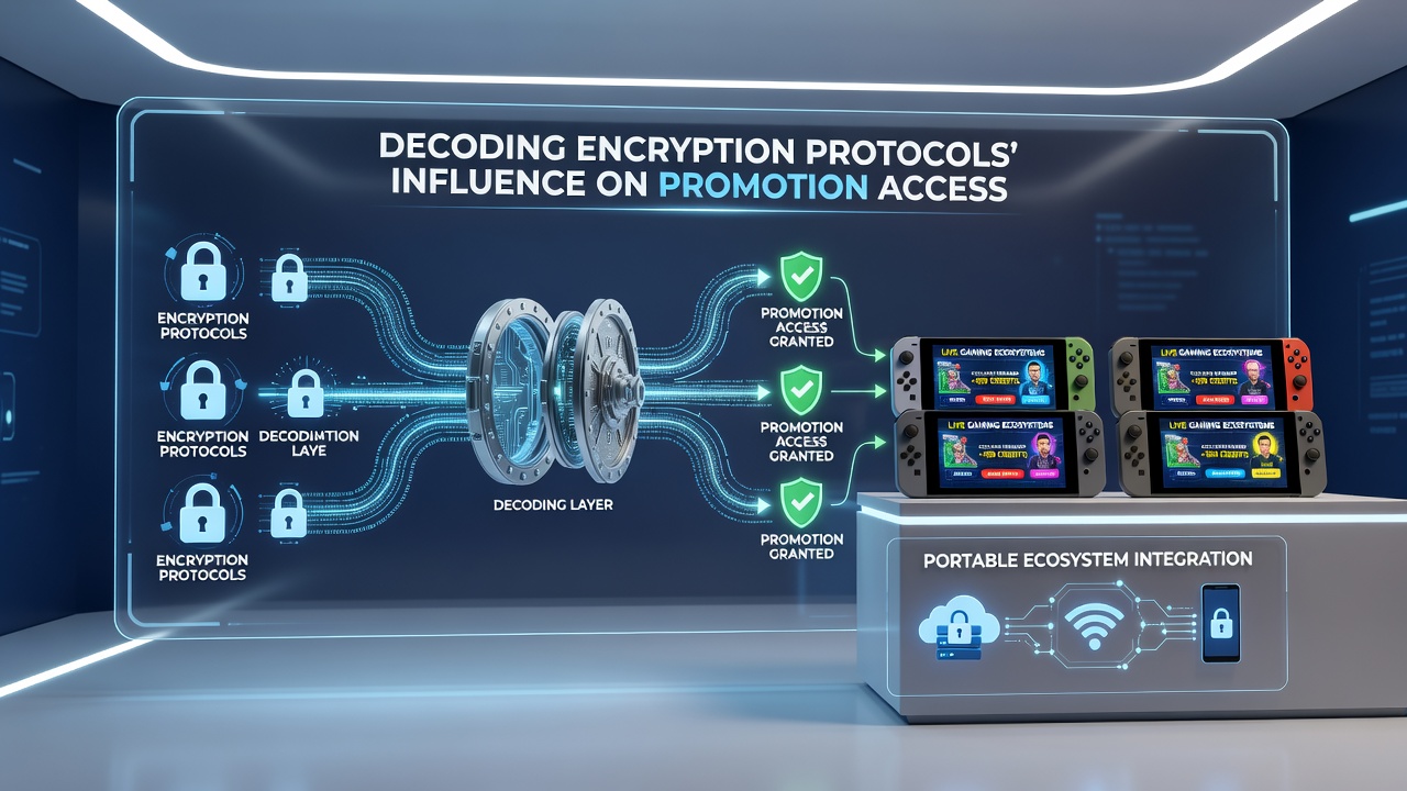 Diagram showing encryption layers affecting promotional eligibility in handheld live dealer environments