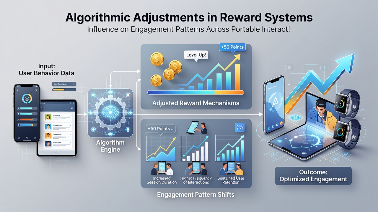 Analytics dashboard displaying engagement patterns and reward system performance across mobile gaming platforms